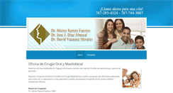 Desktop Screenshot of cirugiamaxilofacialcaguasyhumacao.com