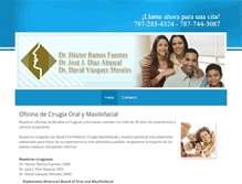 Tablet Screenshot of cirugiamaxilofacialcaguasyhumacao.com